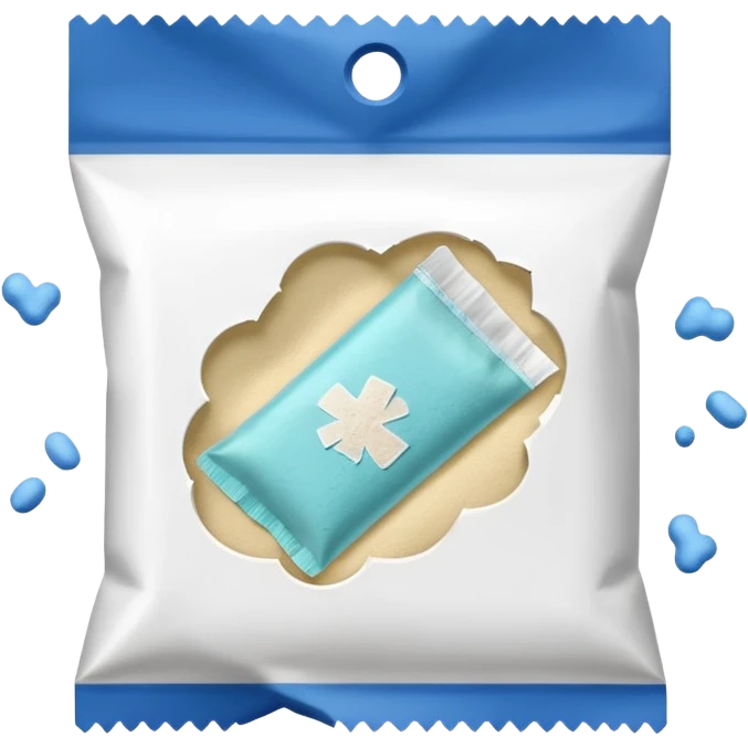 powdered medicine packet emoji