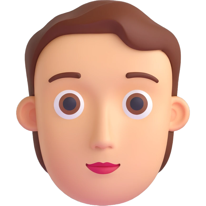 face with masc emoji