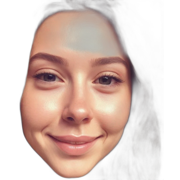 Girl with dimple  emoji