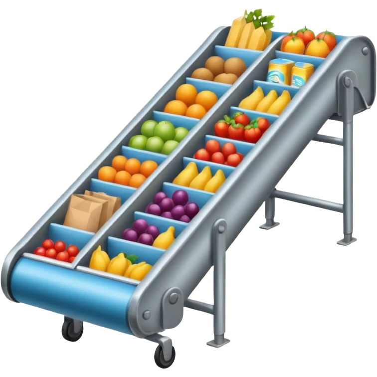 CONVEYER BELT TILL SHOPPING emoji
