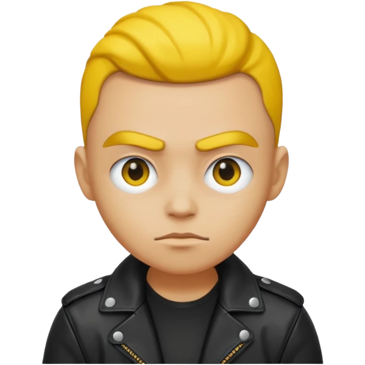 A baddie with circular yellow head emoji