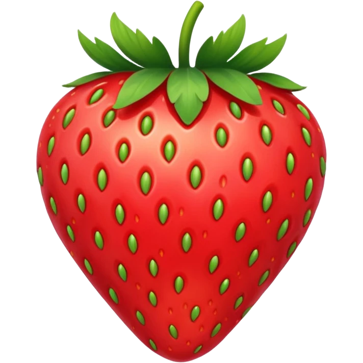 a single strawberry emoji