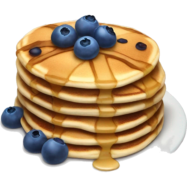 Blueberry pancakes  emoji