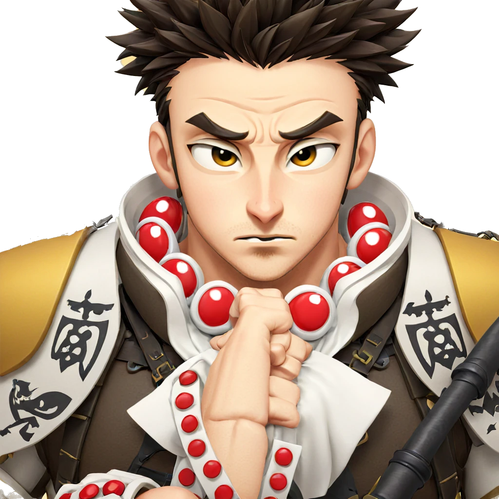 tears of a lone warrior emoji