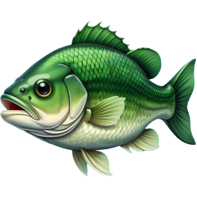 Bass fishing emoji
