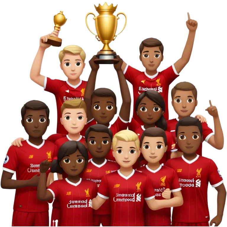 liverpool fc winning trophy emoji