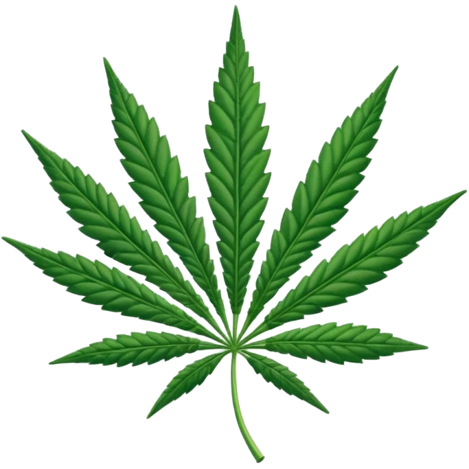 Cannabis leaf emoji