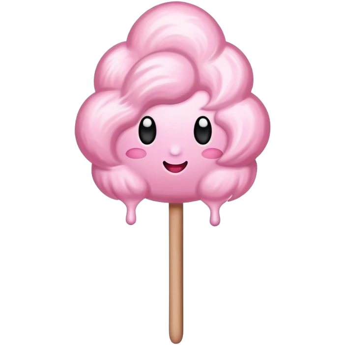 cotton candy on a stick emoji