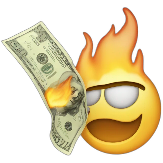 money burn emoji