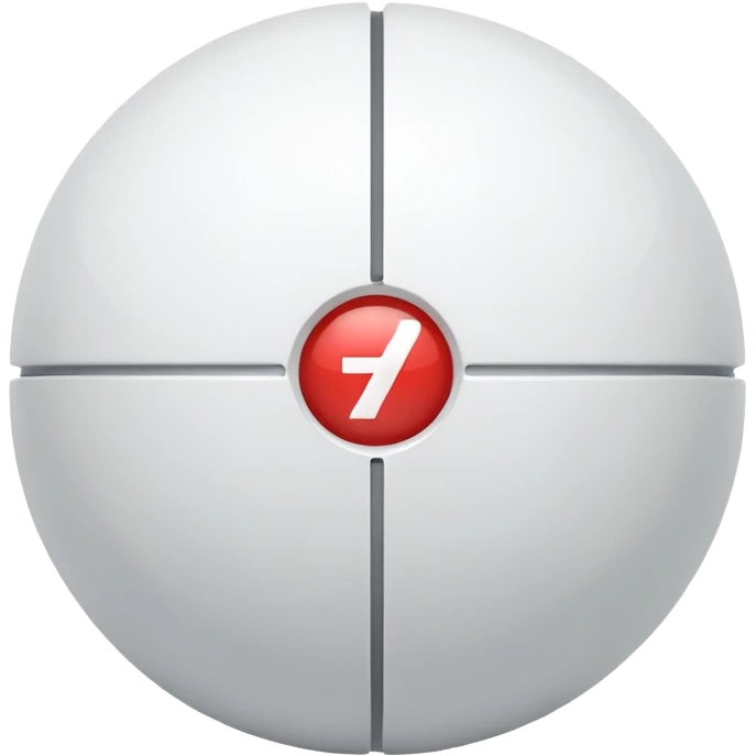 i want a white ball with a plus sign like the smash bros logo emoji