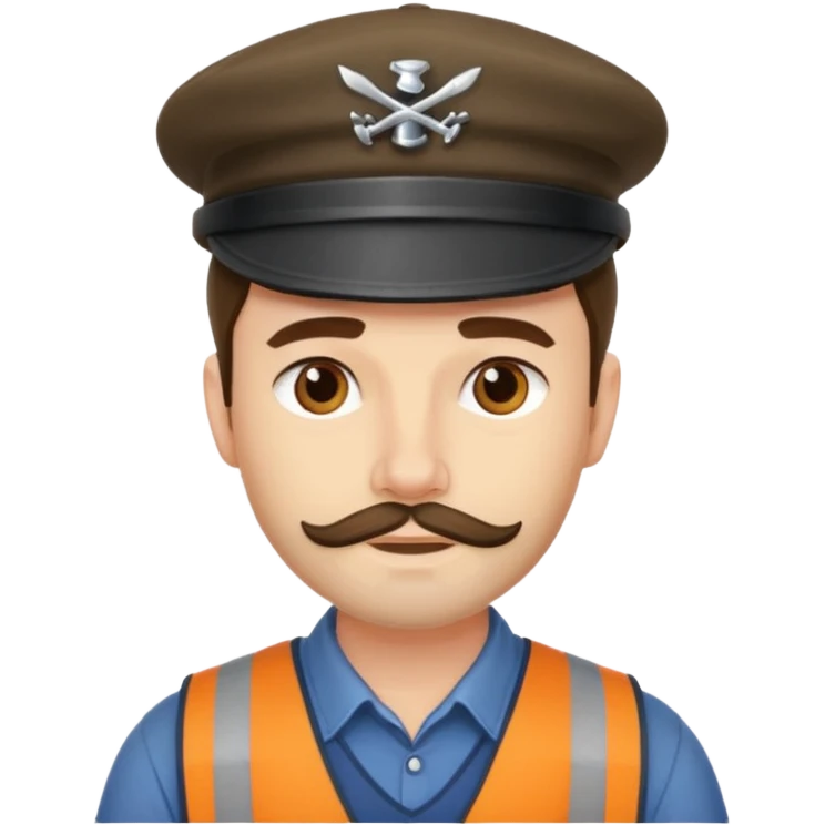 SCOTTISH MAN WITH STUBBLE PRODUCER AT WORK emoji