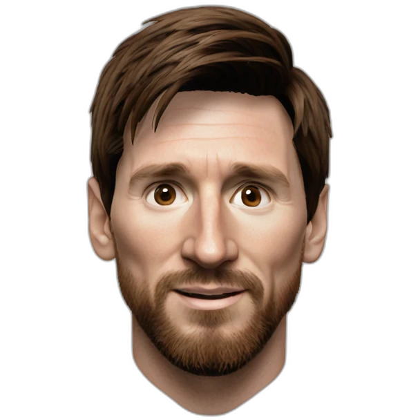 Lionel Messi Photorealistic emoji