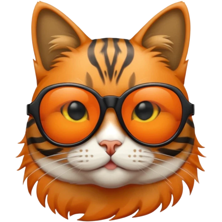 Cat wearing sunglasses emoji