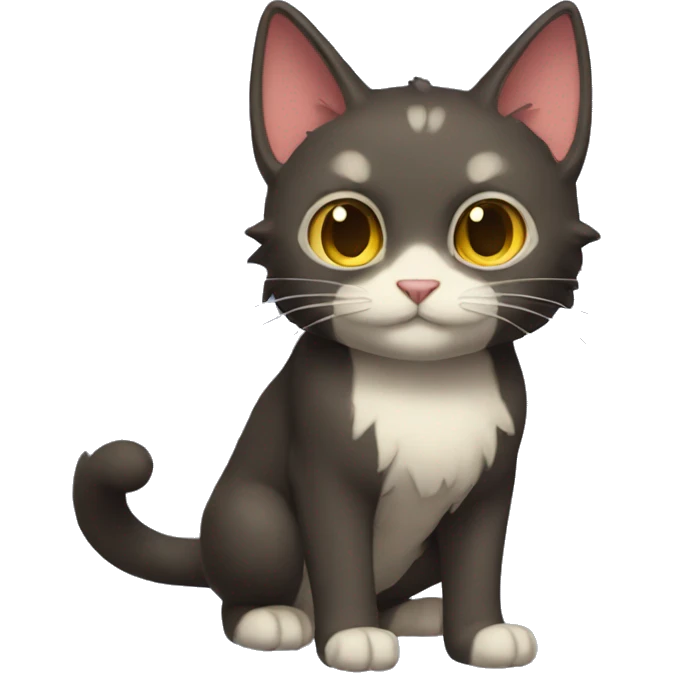 Dark-type-Fakémon-Cat full body emoji
