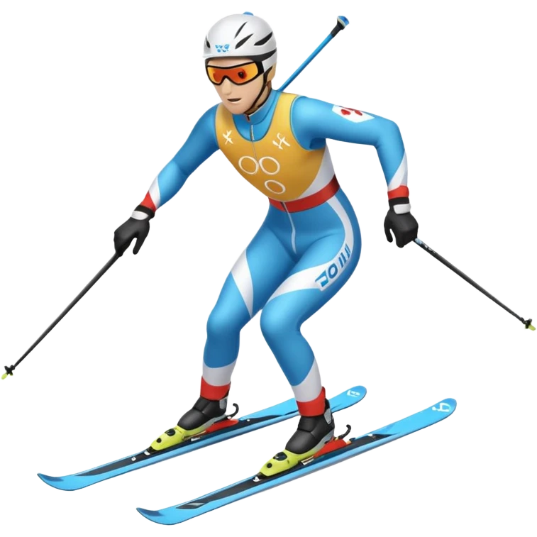 Xc ski olympic 50k emoji