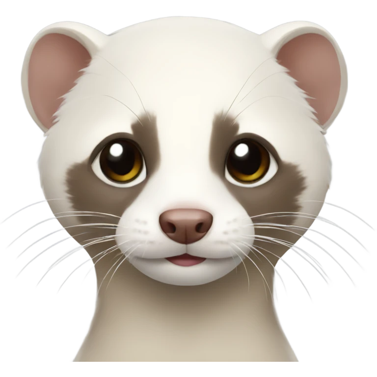 Ferret white  emoji