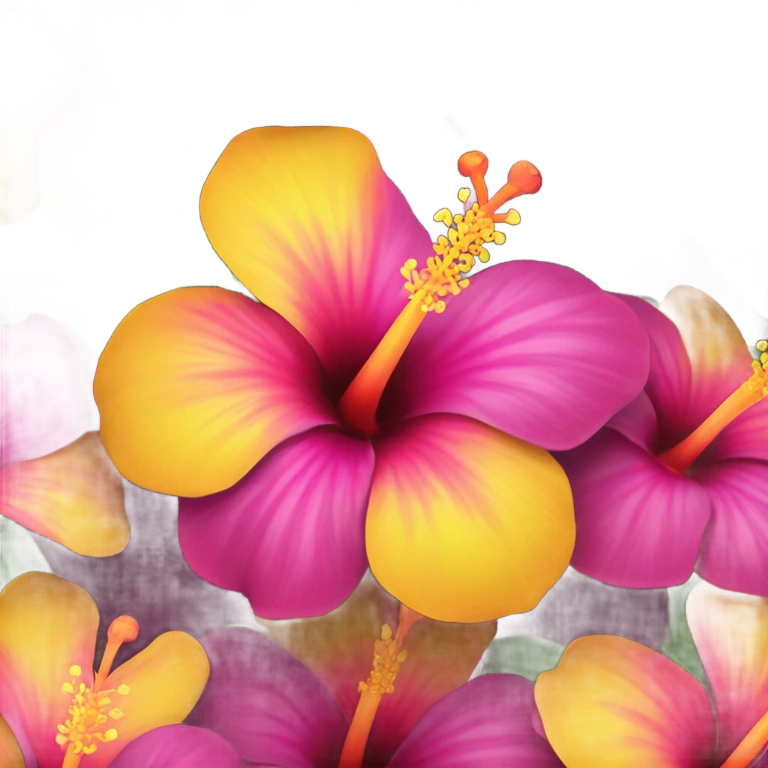 hawai flower emoji