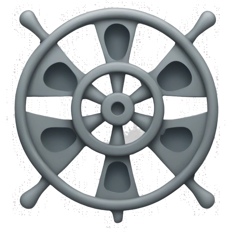 Boat rudder emoji