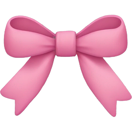 A bow  emoji