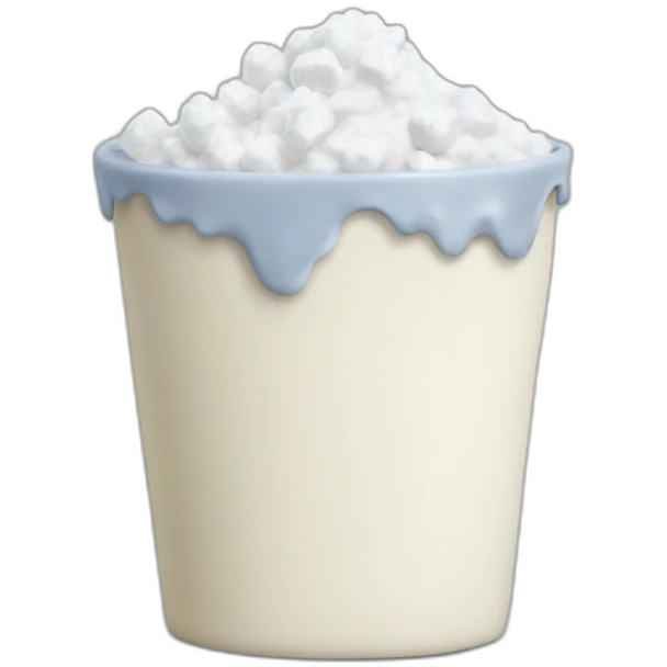 Cottage cheese emoji