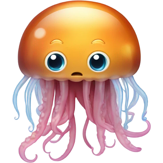 Jellyfish eating squid  emoji