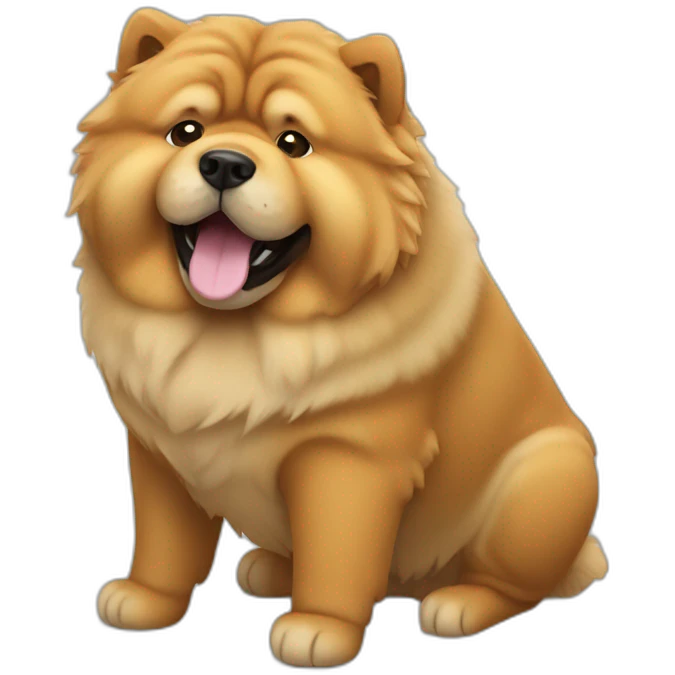 chow chow play emoji