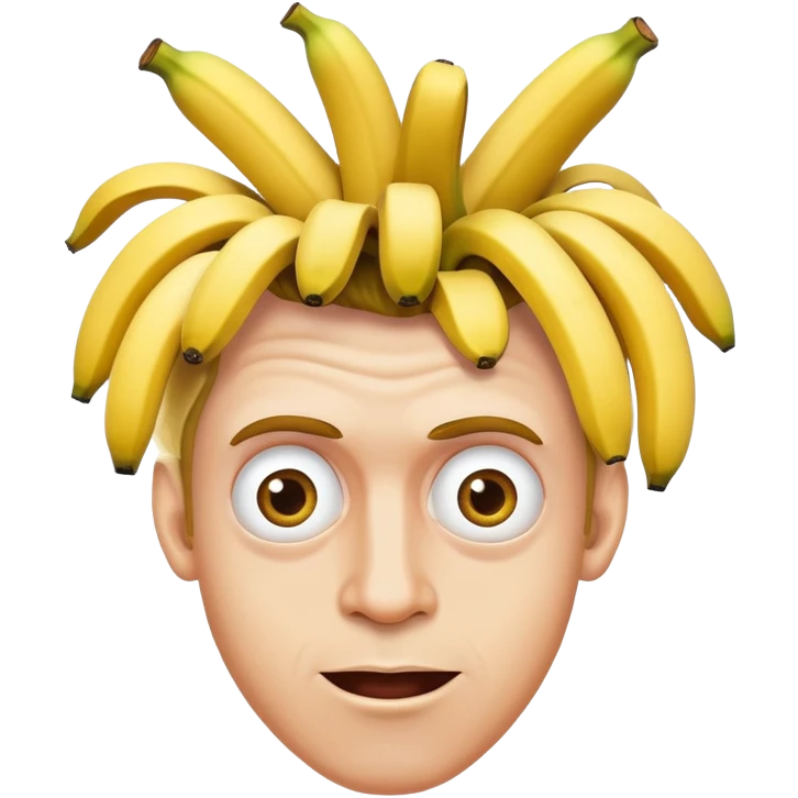 Banana crazy man emoji