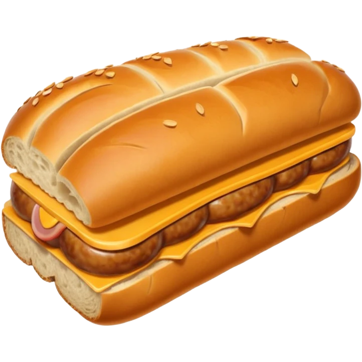 bread for sausage no sausage in it emoji