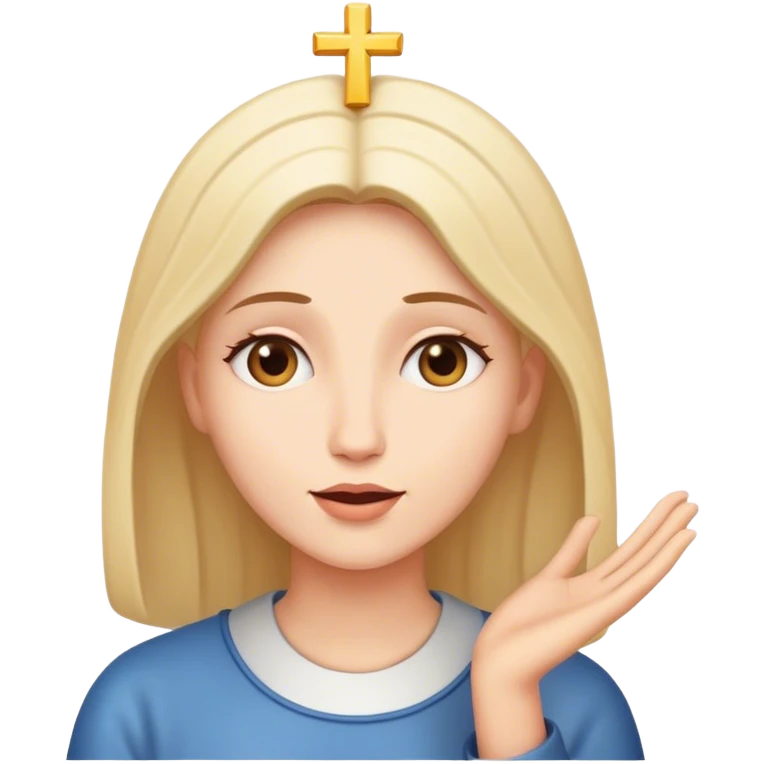 god and a woman emoji