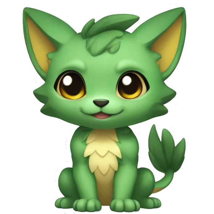 a anthro chibi-style Fakémon-hybrid full body emoji