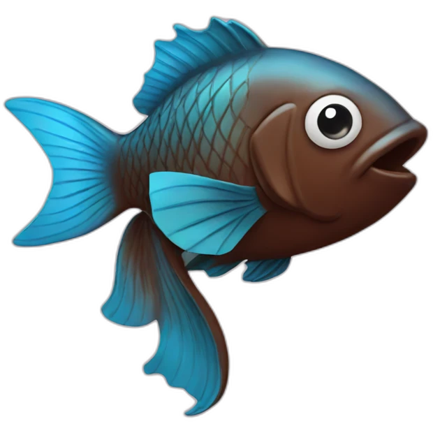 Chocolate fish emoji