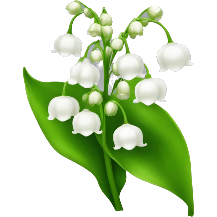 lily of the valley flower emoji
