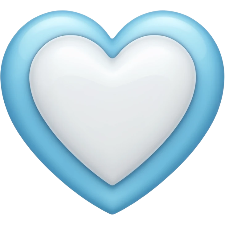 Coração branco emoji