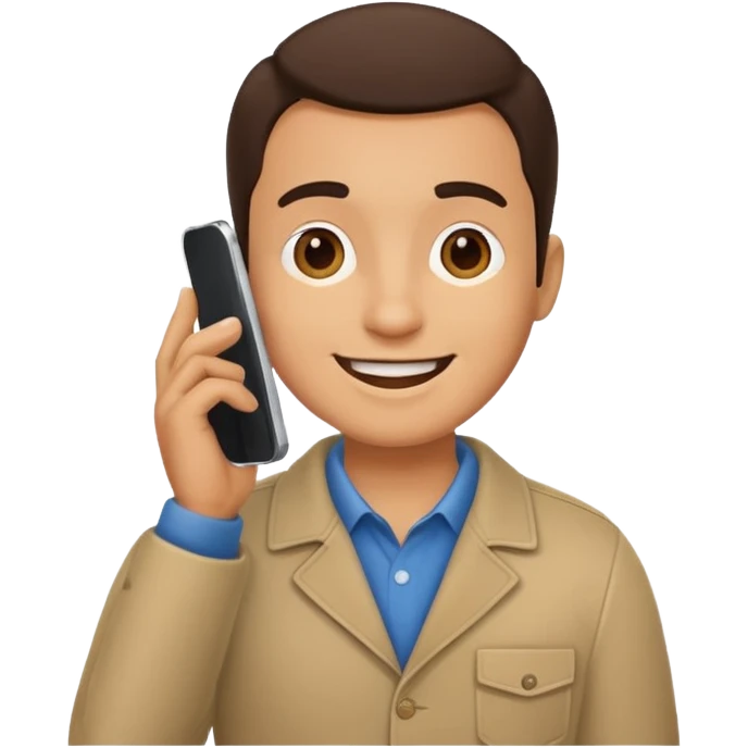 CHICO HABLANDO POR CELULAR emoji