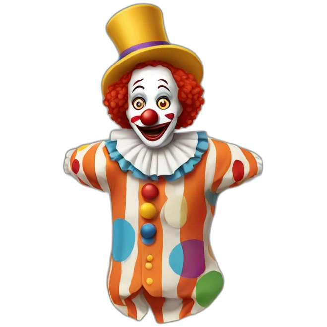 clown travleing through a womhole emoji