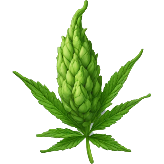 cbd bud  emoji