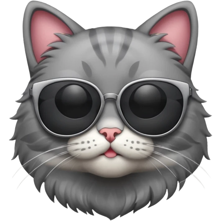 Cat wearing sunglasses emoji