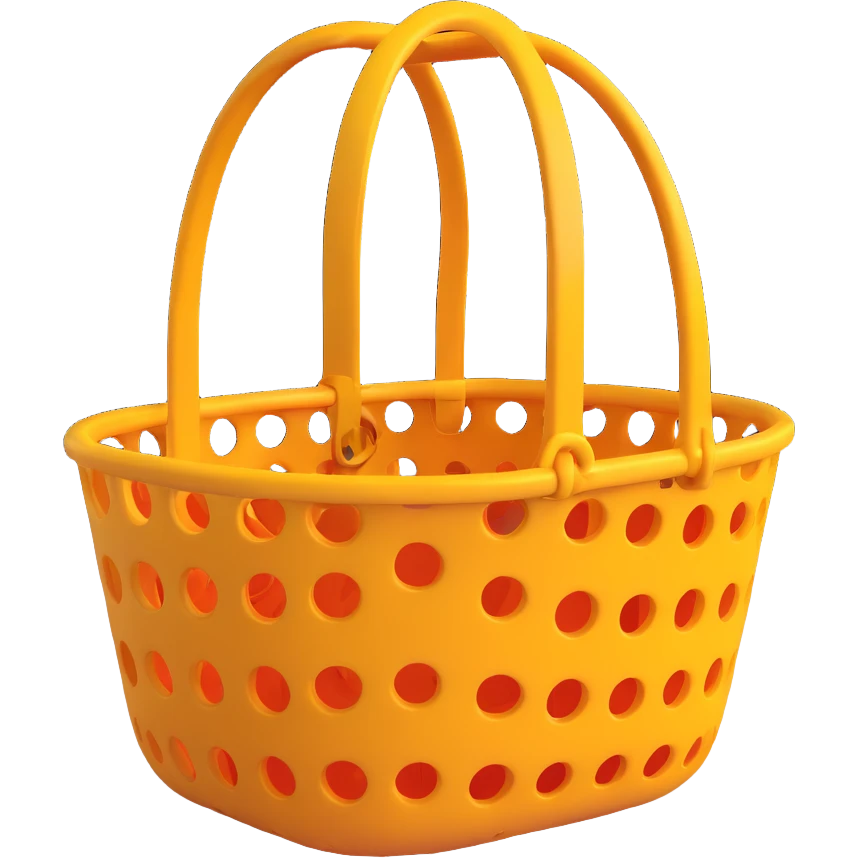 a basket with holes emoji