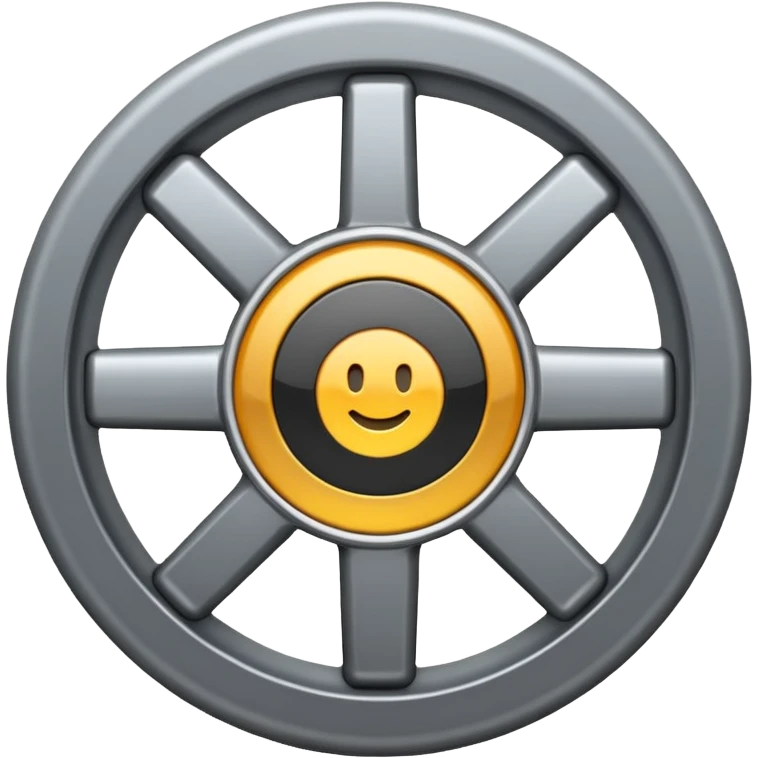 Genrate for me a settings wheel like an iphone emoji