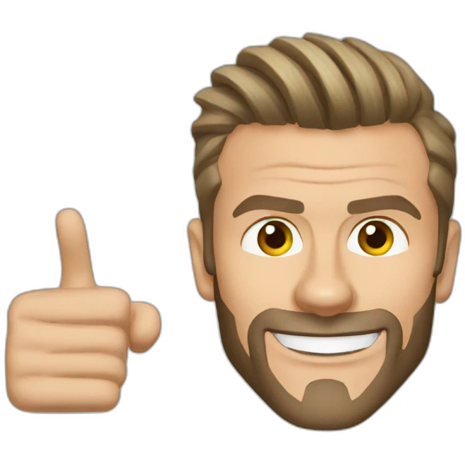 David beckham emoji