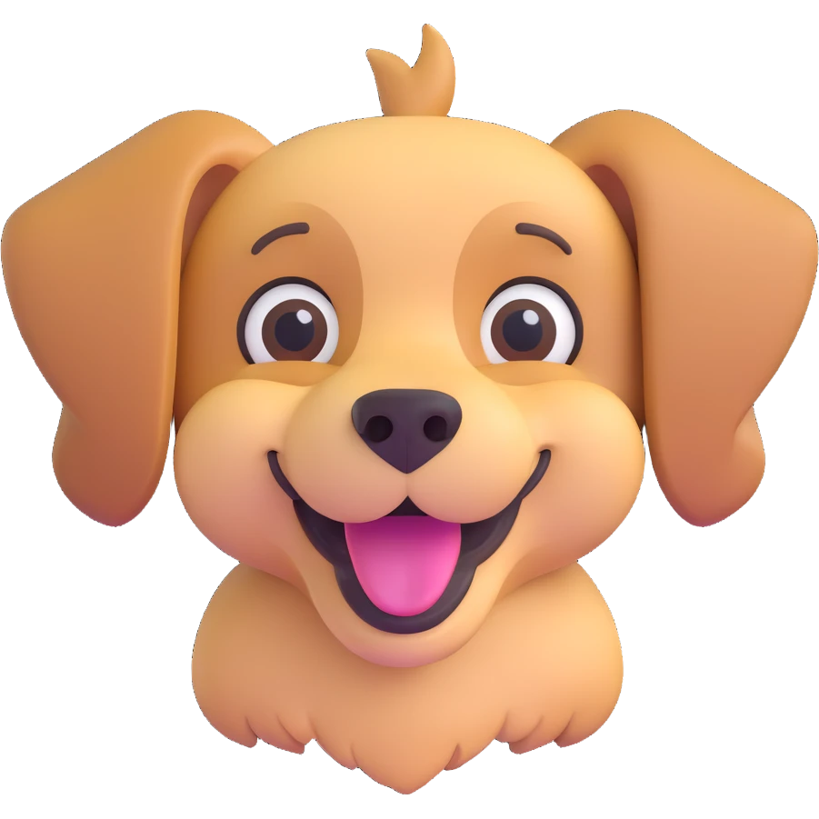 happy dog emoji