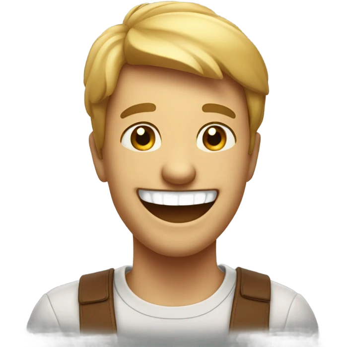 a very happy man emoji