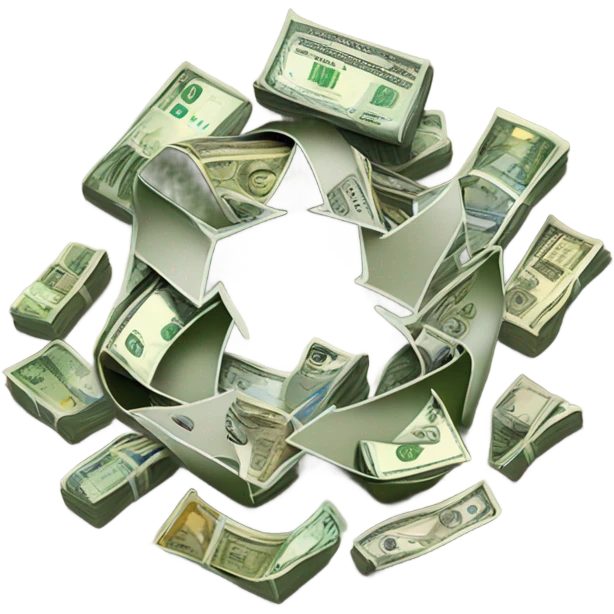 recycle money emoji