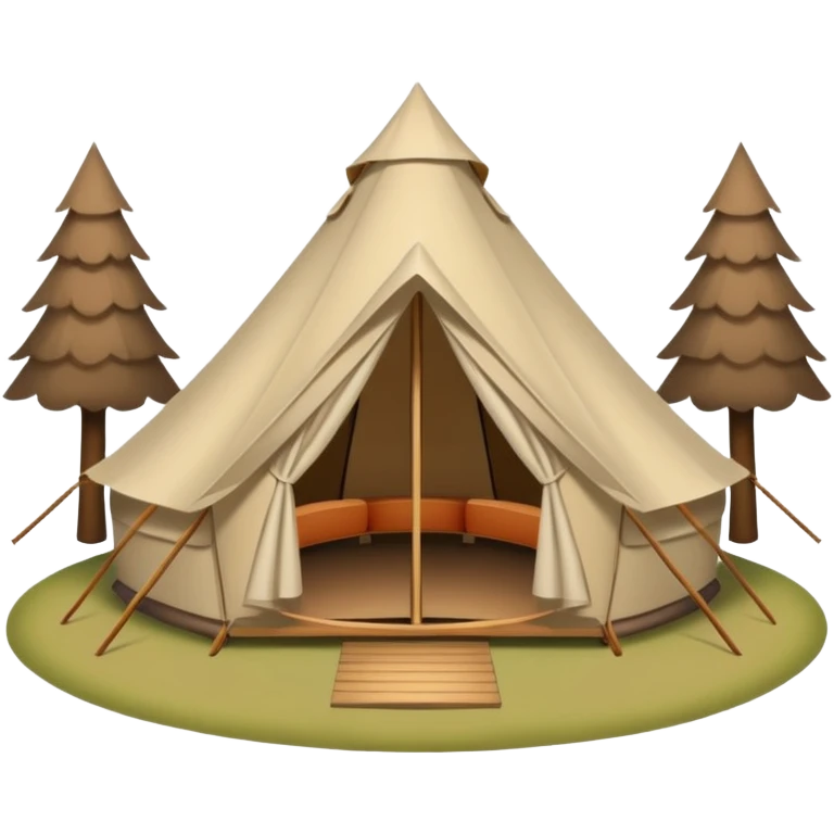 glamping emoji