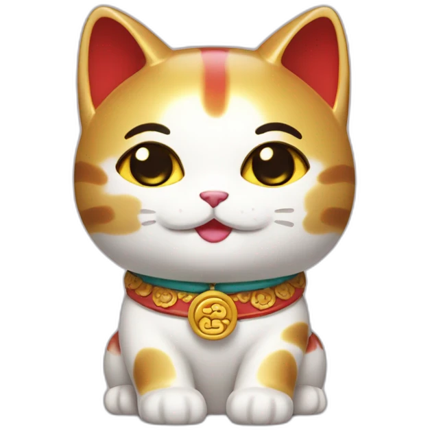 the cutest maneki neko ever emoji
