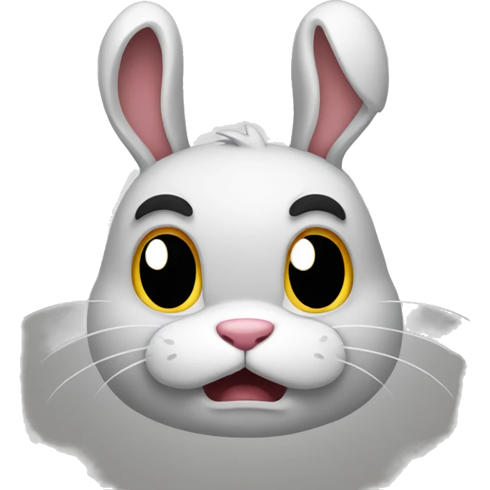 angry rabbit emoji
