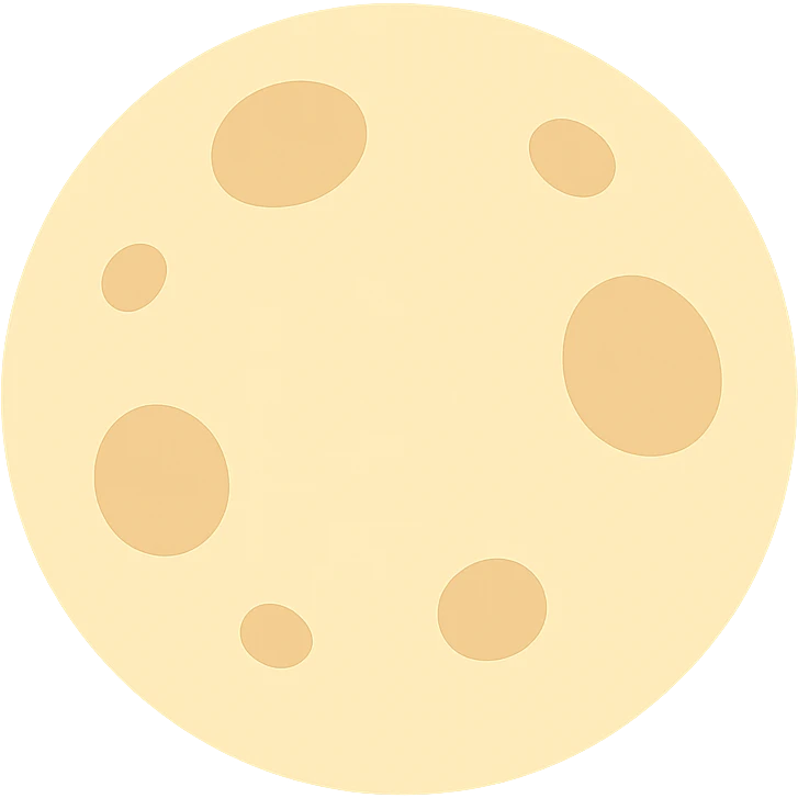 The moon emoji