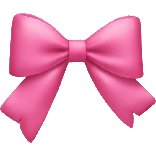 coquette bow emoji
