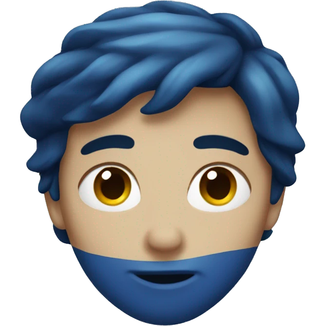 Dark blue heart emoji