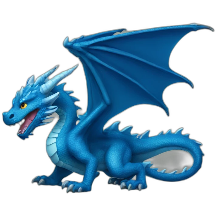 blue dragon emoji